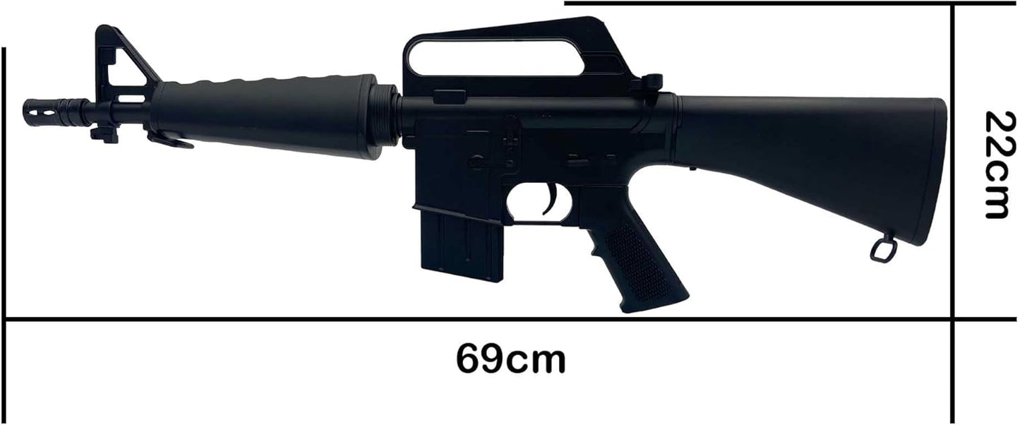 Saigo Defense Pack Airsoft Fusil Modèle M308 à Ressort/Couleurs: Noir/Matière: Plastique Haute Résistance/Puissance 0.5 Joule/Livré avec Accessoires