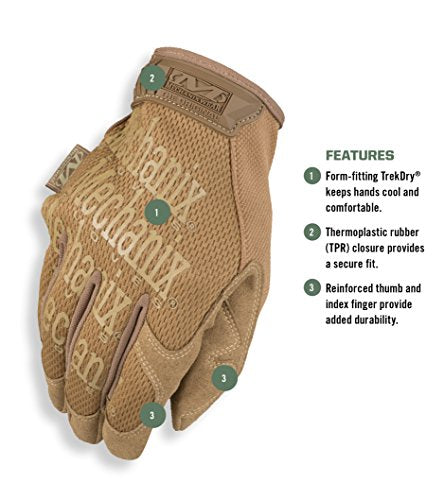 Mechanix Wear - Original Coyote Gants (Small, Marron) SS-SMS-9004857 Ma boutique