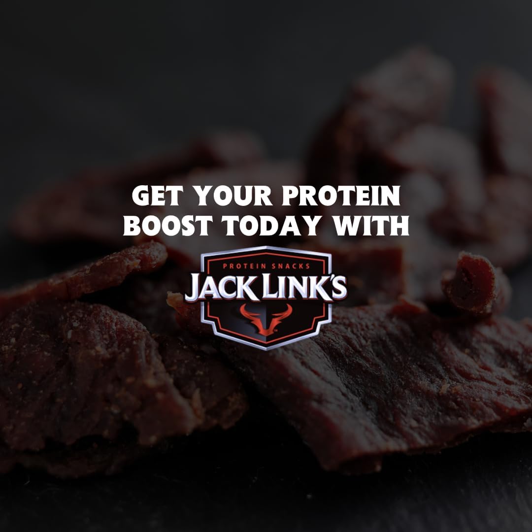Jack Links Beef Jerky Original (12 x 60 g) - Viande séchée - Riche en protéine snack - Boeuf séché Jack Link's