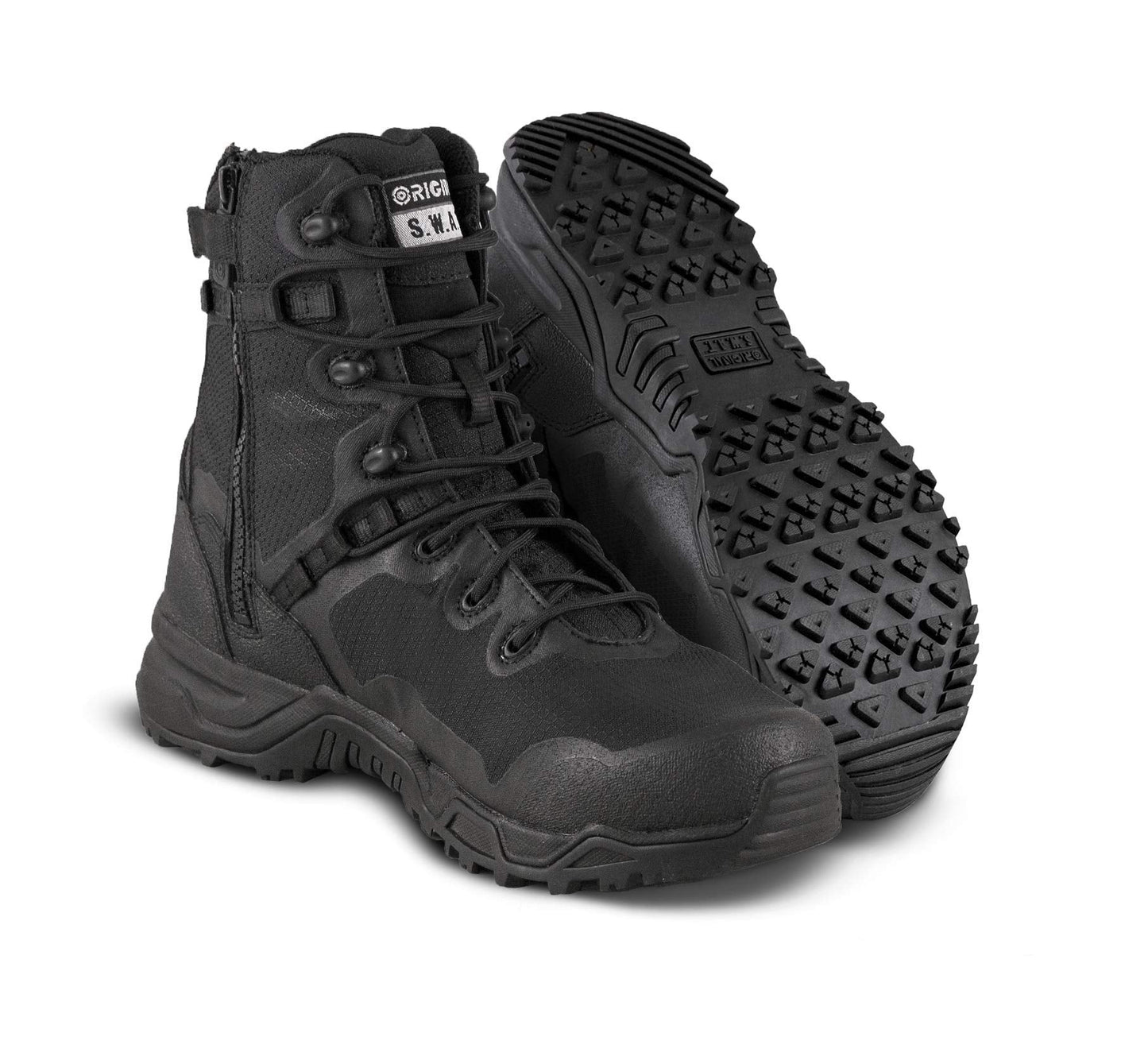 Original S.W.A.T. Alpha Fury – Bottes Unisexe avec Fermeture Éclair Latérale – 20,3 cm Ma boutique