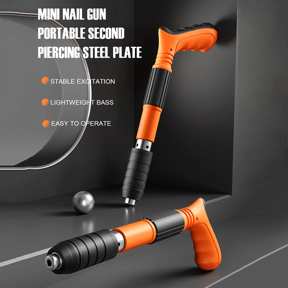 Mini Pistolet à Clous en Acier – Outil Manuel pour Rivets et Fixation Murale BLACKBEARD OUTDOOR INDUSTRIES