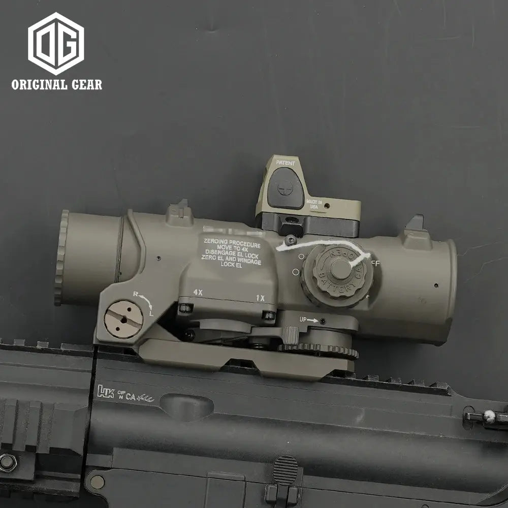 Viseur Tactique DR 1-4X GEN3 Double Fonction avec Réticule Rouge – Optique de Précision pour Fusil, Airsoft et Tir de Chasse Ma boutique