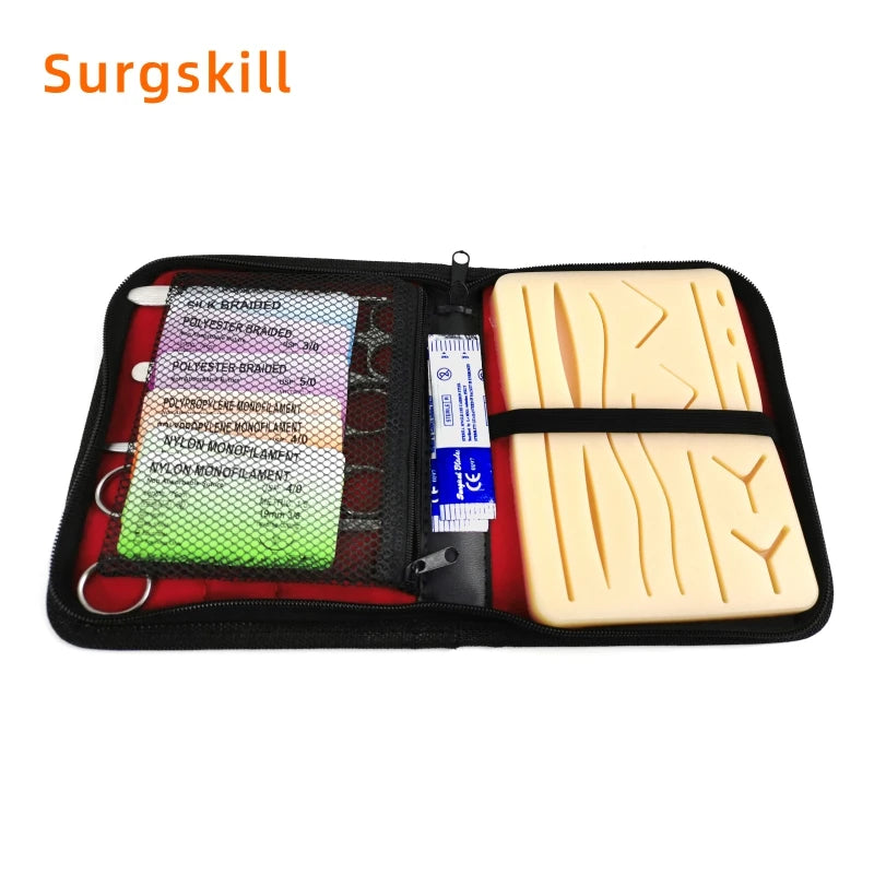 Kit de Pratique de Suture Chirurgicale pour Formation Médicale – Tapis de Suture avec Ensemble d'Outils - BLACKBEARD OUTDOOR INDUSTRIES