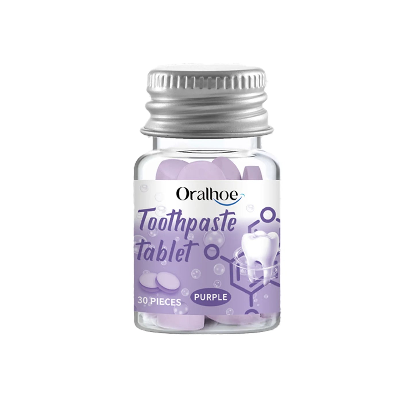 ORALHOE Tablettes de Dentifrice Solides pour un Nettoyage Profond des Dents - Soin Buccal, Élimination du Jaunissement et de la Saleté, Pratiques et Portables - BLACKBEARD OUTDOOR INDUSTRIES