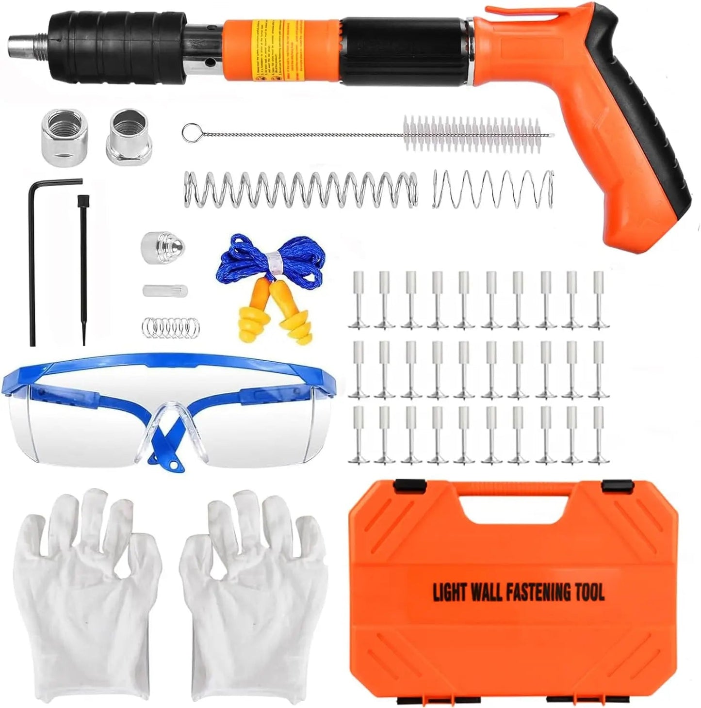 Mini Pistolet à Clous en Acier – Outil Manuel pour Rivets et Fixation Murale BLACKBEARD OUTDOOR INDUSTRIES