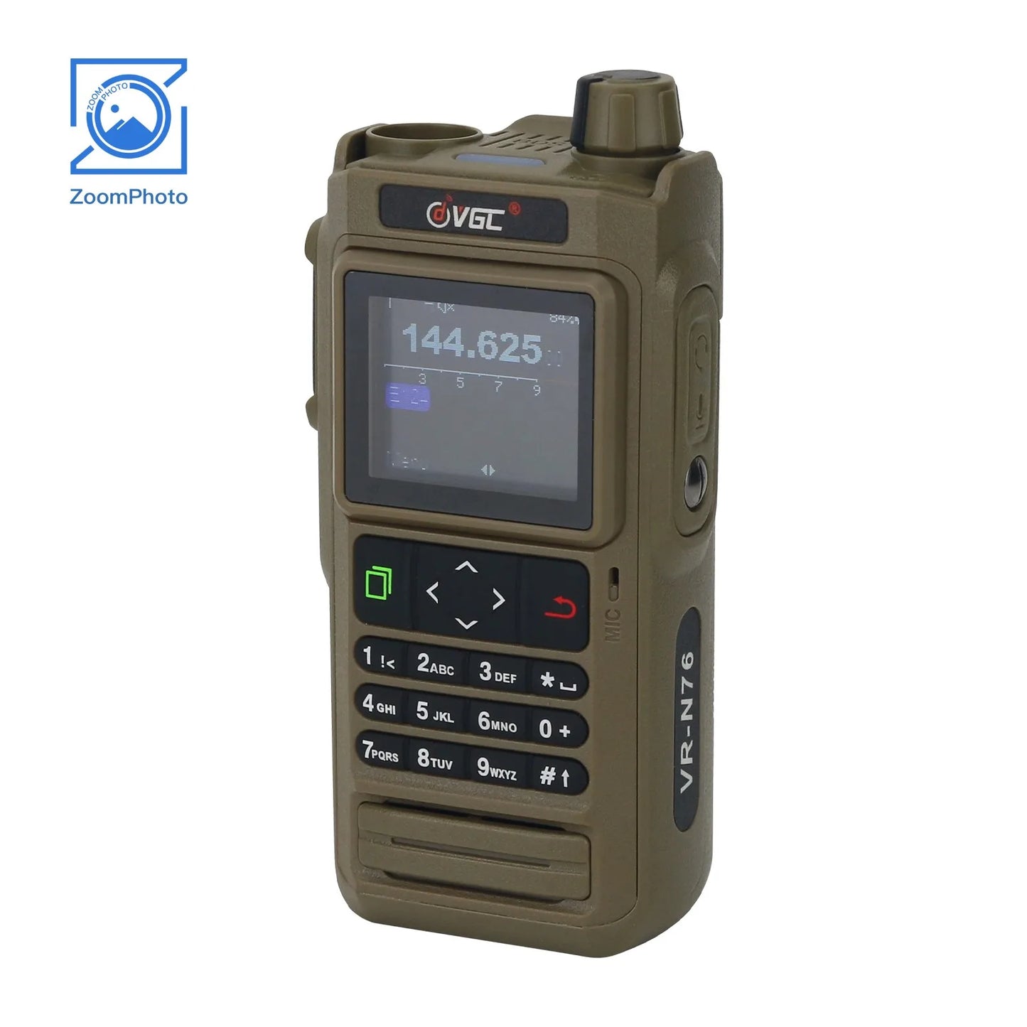 Talkie-Walkie VR-N76 UV Double Bande, IP67 Étanche, Bluetooth, GPS, 5W - BLACKBEARD OUTDOOR INDUSTRIES