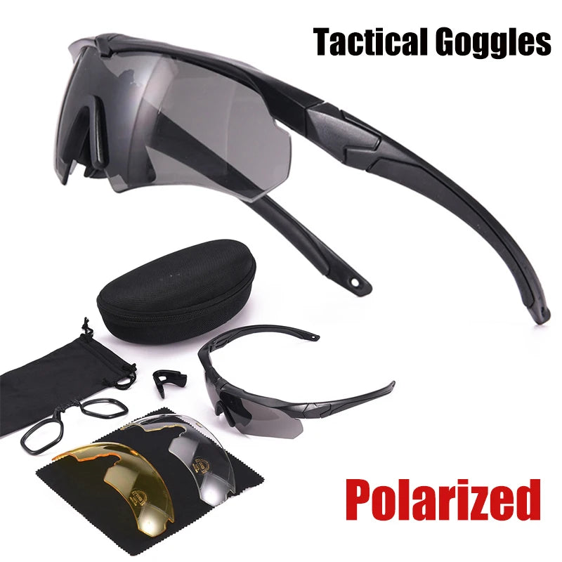 Lunettes Tactiques Polarisées – Set 3 Verres Interchangeables - BLACKBEARD OUTDOOR INDUSTRIES