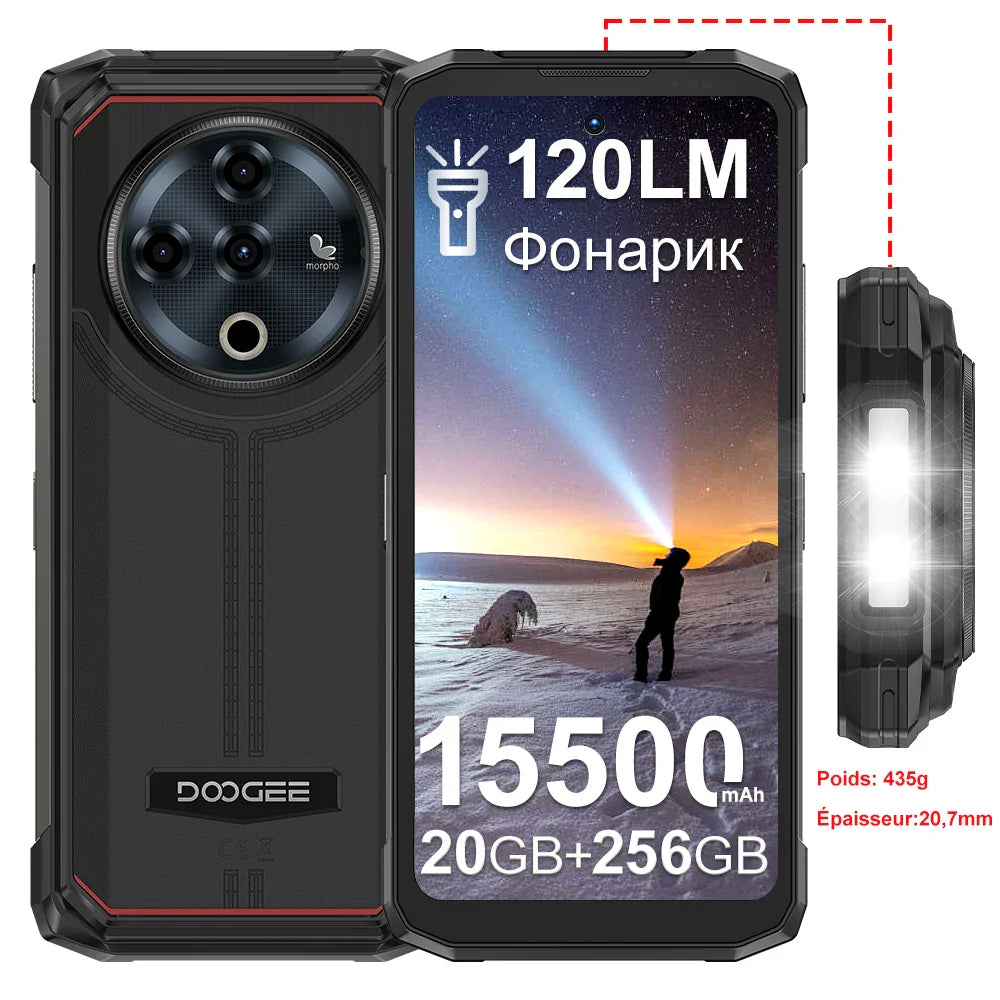 DOOGEE Fire 6 Power – Smartphone Ultra-robuste & Batterie Géante - BLACKBEARD OUTDOOR INDUSTRIES