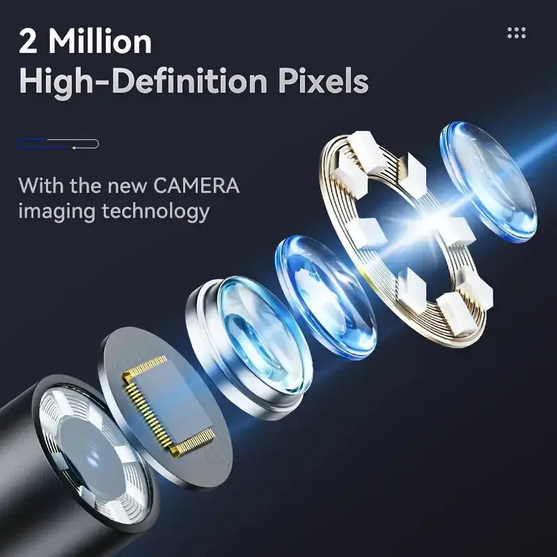 Caméra Endoscopique Industrielle 8mm 1080P avec Écran 4.3" | Inspection Voiture, Tuyauterie, Égouts | Étanche IP67 Optimisez vos inspectio Ma boutique