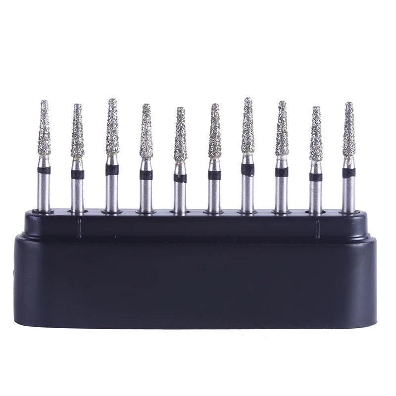 AZDENT Lot de 10 Fraises Dentaires Diamantées Ball Round Type FG 1.6mm – 25mm pour Turbine Haute Vitesse Ma boutique