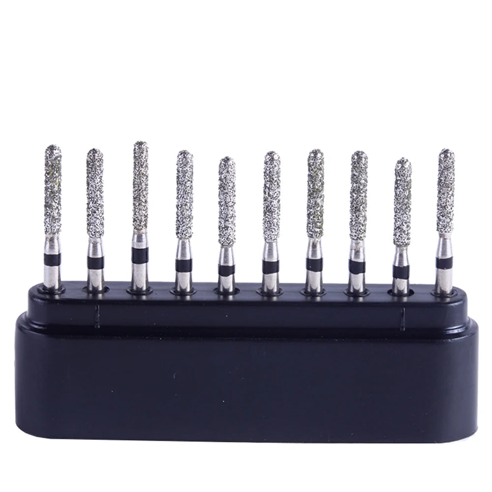 AZDENT Lot de 10 Fraises Dentaires Diamantées Ball Round Type FG 1.6mm – 25mm pour Turbine Haute Vitesse Ma boutique