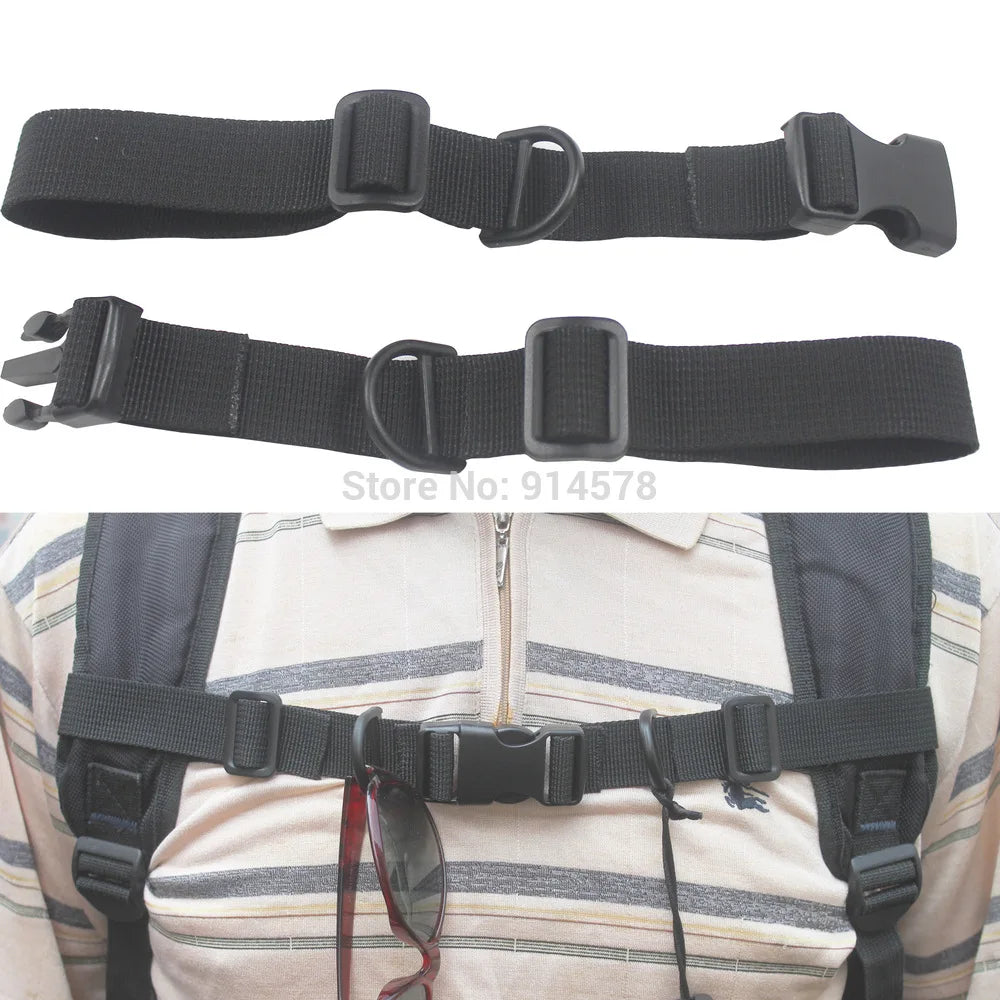 1-3Pcs Outdoor Non-slip Chest Strap Backpack – Sangle Poitrine Antidérapante avec Sifflet et Boucle Fixe - BLACKBEARD OUTDOOR INDUSTRIES