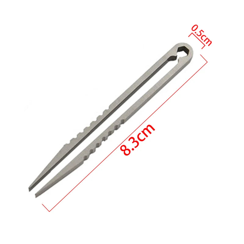 Pince à Épiler en Titane Anti-Rouille – Outil de Secours Outdoor EDC - BLACKBEARD OUTDOOR INDUSTRIES