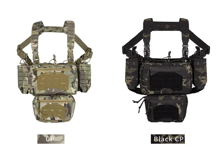 YAKEDA Tactical Mini Chest Rig – Laser Cut MOLLE Ma boutique