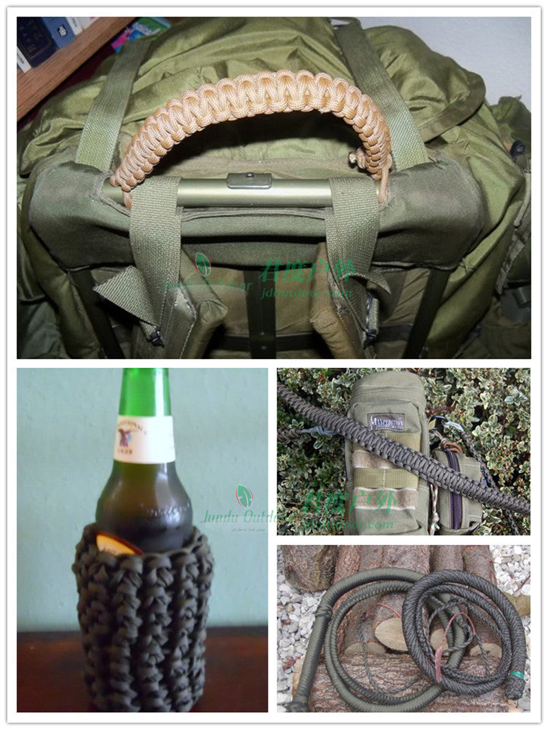 Corde Paracorde Militaire 550 – 100M / 50M / 31M – 7 Brins – 4 mm – Corde de Parachute pour Extérieur, Survie, Bricolage, Camping, Bracelet, Ligne de Tente - BLACKBEARD OUTDOOR INDUSTRIES