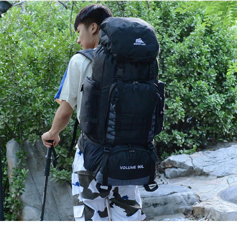 Sac à Dos de Voyage 90L - Sac de Camping, Randonnée, Montagne et Sport - Homme & Femme - BLACKBEARD OUTDOOR INDUSTRIES