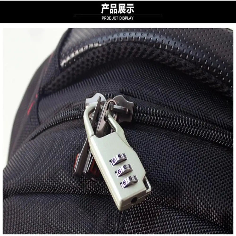 Mini Cadenas de Voyage en Alliage d'Aluminium – Cadenas à 3 Chiffres Réinitialisables, Code de Sécurité pour Valise, Sac et Accessoires - BLACKBEARD OUTDOOR INDUSTRIES