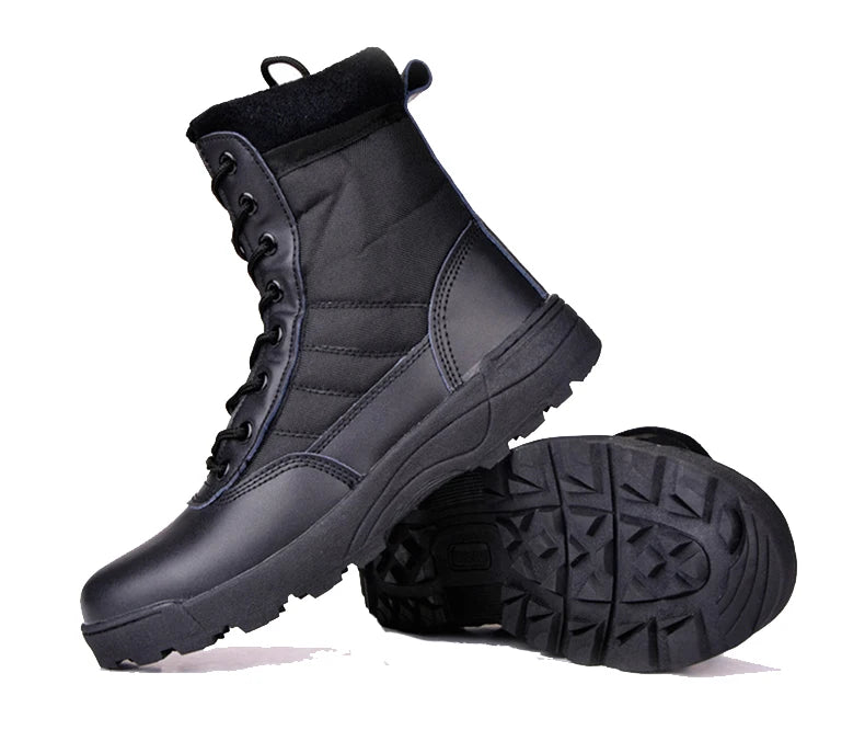 Bottes Tactiques Militaires Homme – Style Armée / Combat – Bottines de Sécurité Désert Résistantes - BLACKBEARD OUTDOOR INDUSTRIES