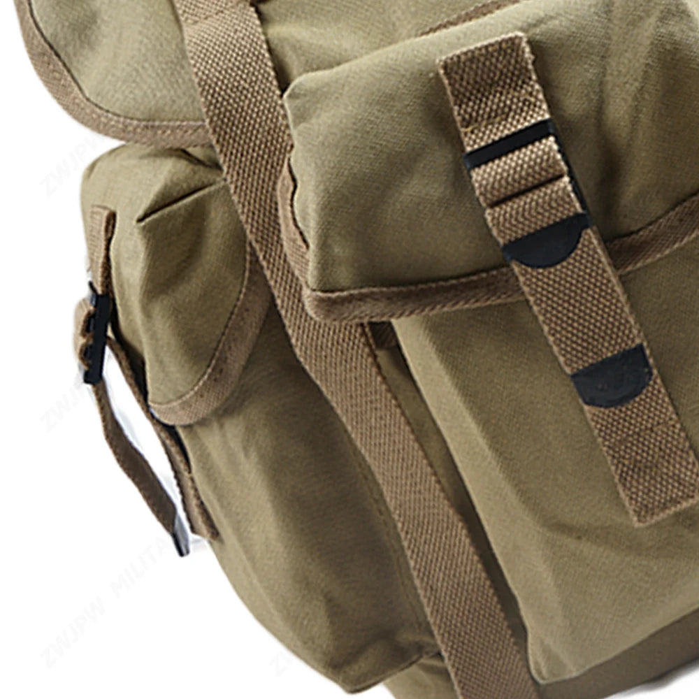 Sac Militaire WW2 US Army M14 – Sac à Dos en Toile de Lin, Kaki et Vert Armée - BLACKBEARD OUTDOOR INDUSTRIES