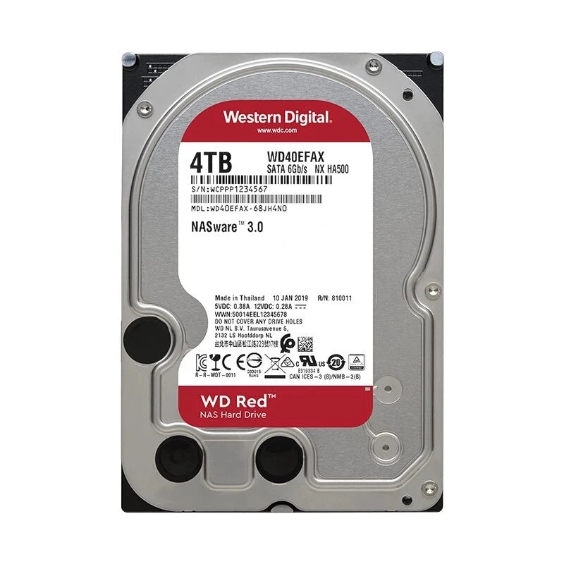 Western Digital WD Red 1TB 2TB 3TB 4TB 6TB NAS 3.5" Internal Hard Drive SATA 6Gb/s Ma boutique