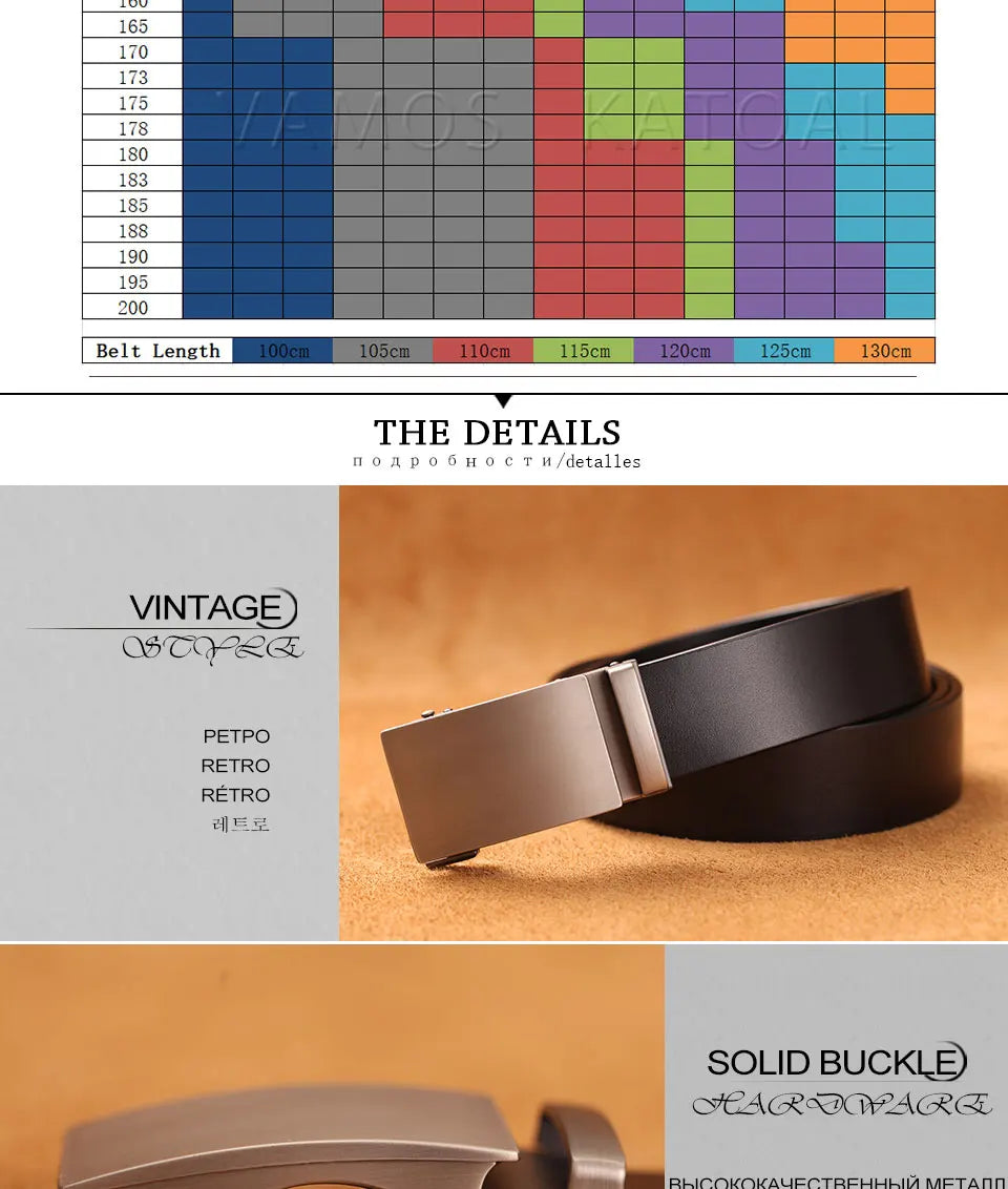 Ceinture Automatique en Cuir VAMOS KATOAL Ma boutique