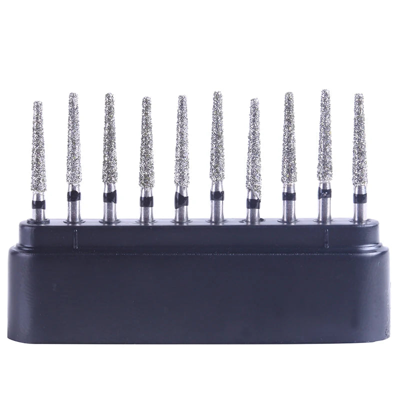 AZDENT Lot de 10 Fraises Dentaires Diamantées Ball Round Type FG 1.6mm – 25mm pour Turbine Haute Vitesse Ma boutique