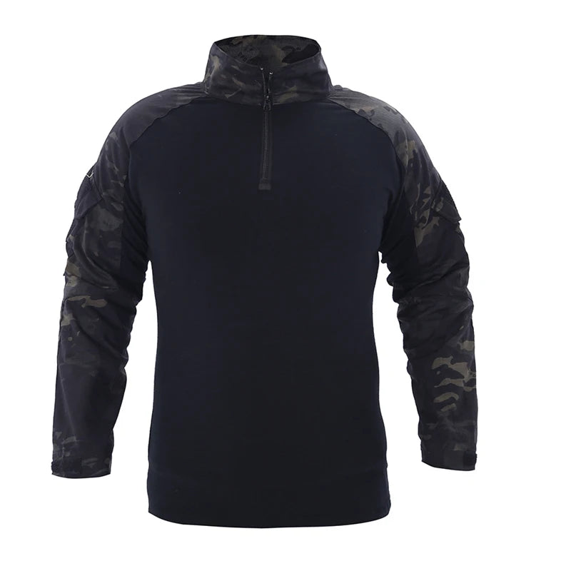 🪖 Chemise de Combat Camouflage Homme – TOMITANY Airsoft | Paintball | Randonnée | Tactique | Manches longues - BLACKBEARD OUTDOOR INDUSTRIES