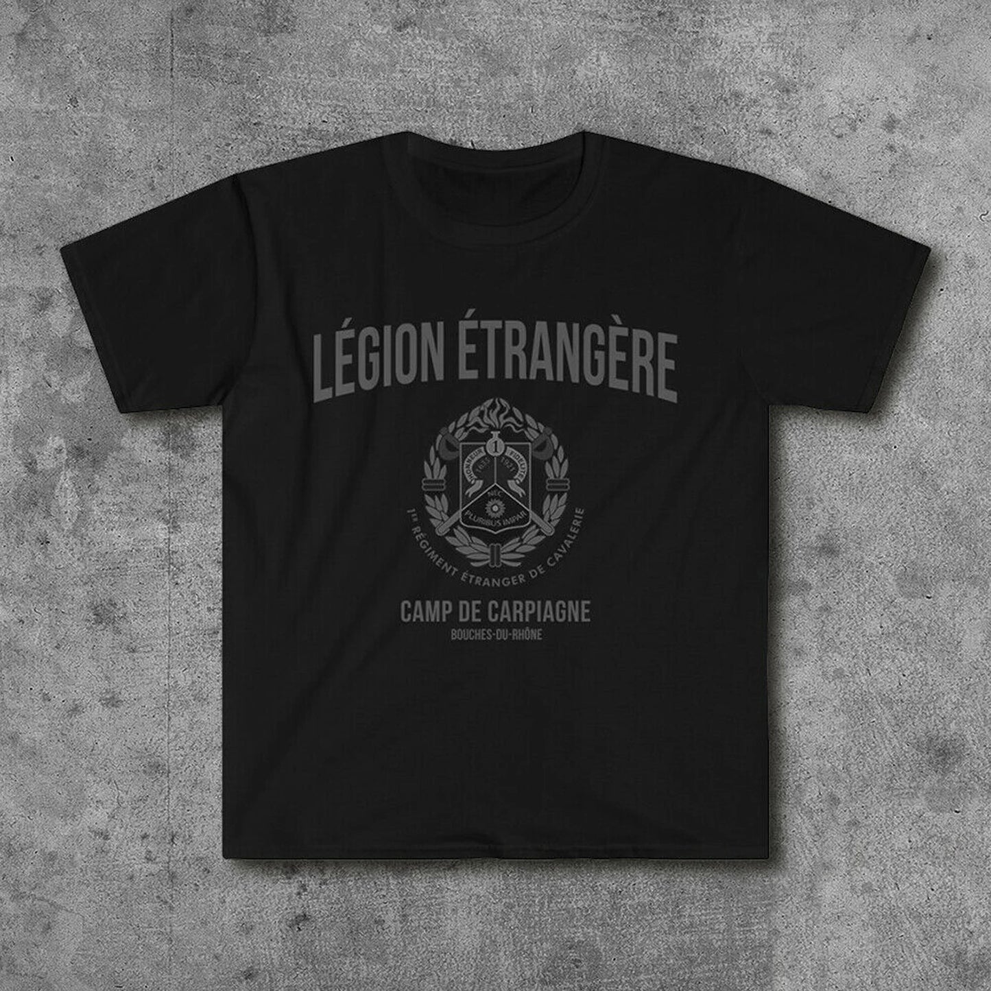 T-shirt Légion Étrangère Française – Emblème du 1er Régiment de Cavalerie (1er REC) - BLACKBEARD OUTDOOR INDUSTRIES