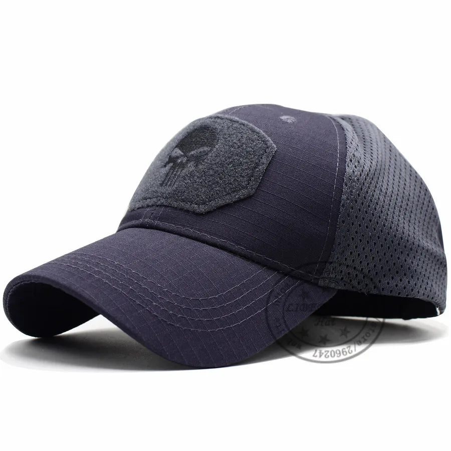 Casquette Tactique LIBERWOOD Skull Operator – Style SWAT, Forces Spéciales, Airsoft & Outdoor - BLACKBEARD OUTDOOR INDUSTRIES
