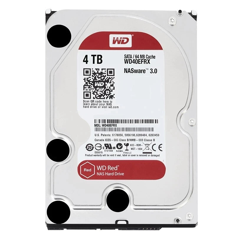 Western Digital WD Red 1TB 2TB 3TB 4TB 6TB NAS 3.5" Internal Hard Drive SATA 6Gb/s Ma boutique