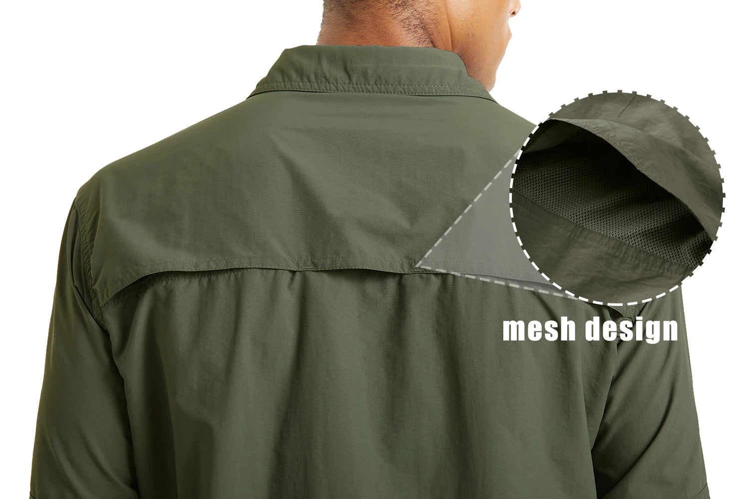 Chemise Homme TACVASEN | Manches Longues | Séchage Rapide | Protection UV | Poches Zippées | Randonnée & Travail Extérieur - BLACKBEARD OUTDOOR INDUSTRIES