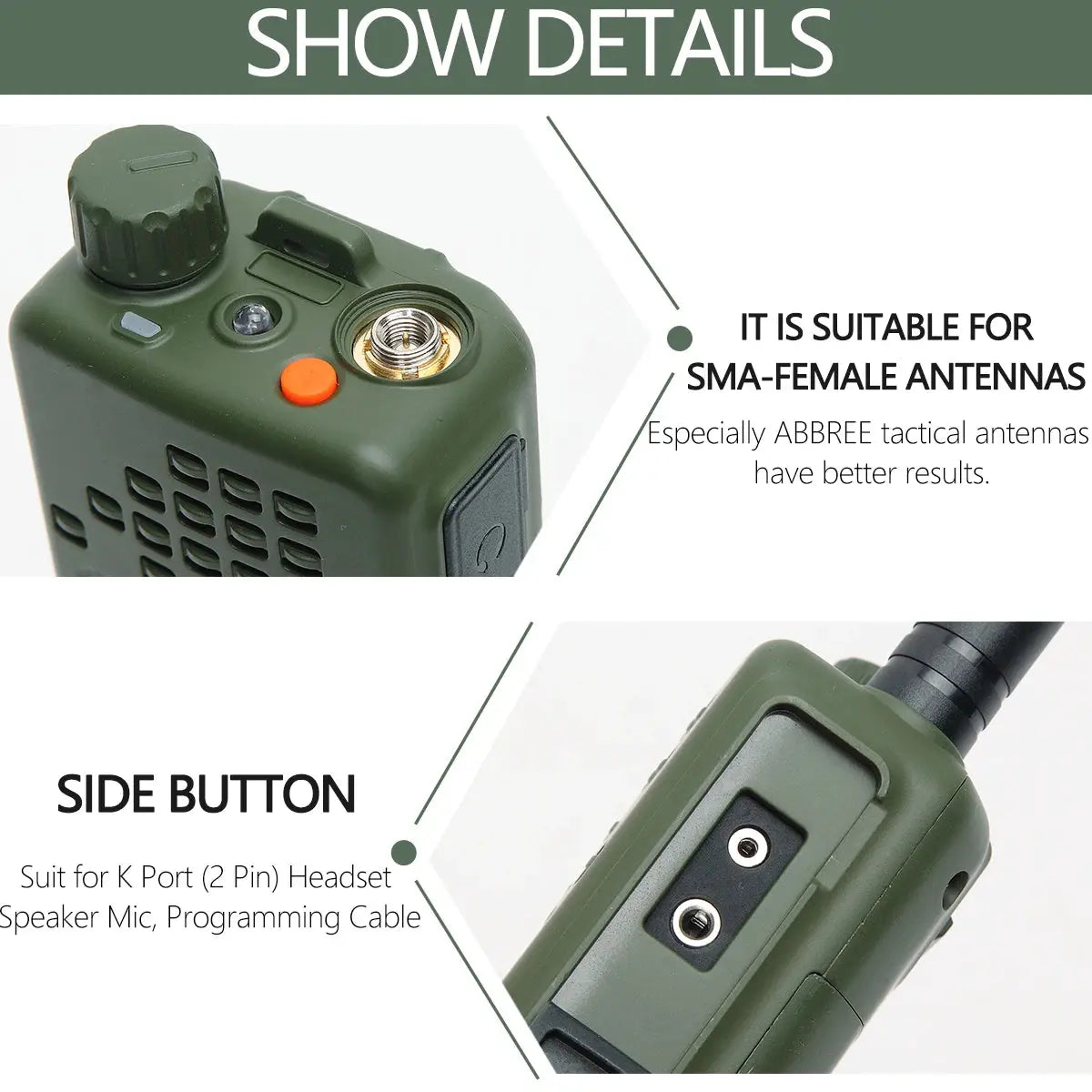 Baofeng AR-152 – Radio Tactique Puissante 25W | Batterie 12000 mAh | Portée jusqu'à 15 kml Longue portée type AN PRC-152 Ma boutique