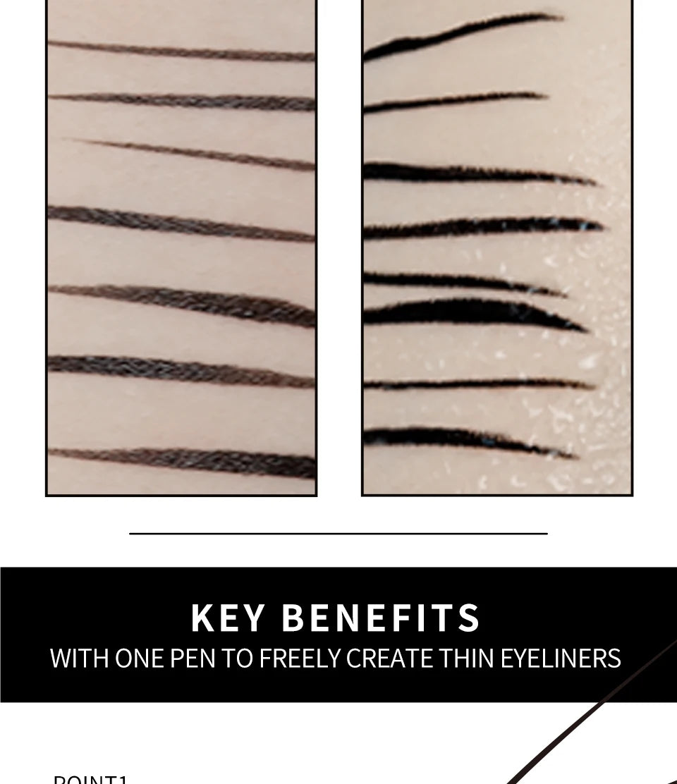 IMAGIC Waterproof Eyeliner - Long-Lasting Matte & Shimmer Finish Eyeliner Pen BLACKBEARD OUTDOOR INDUSTRIES