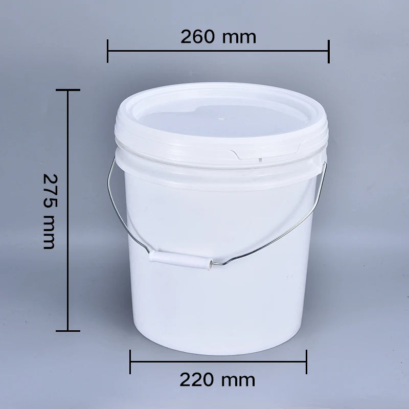 Seau en Plastique Alimentaire Épais 10L avec Couvercle et Poignée - BLACKBEARD OUTDOOR INDUSTRIES