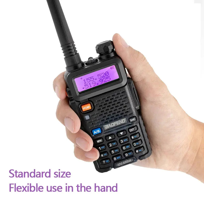Baofeng UV-5R 8W – Radio Bidirectionnelle Haute Puissance | Jusqu’à 15 km de Portée Ma boutique