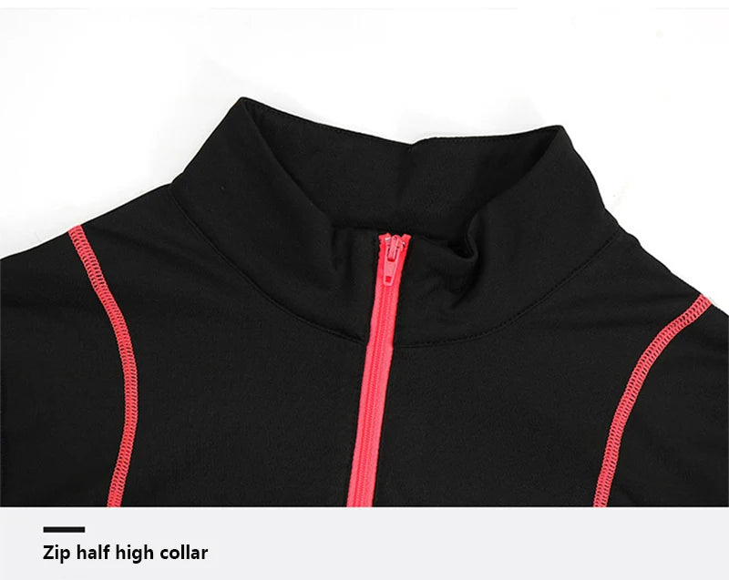 Ensemble de Sous-Vêtements Thermiques pour Femmes – T-Shirt à Col Montant et legging en Polyester et Spandex, Séchage Rapide, Chaud et Respirant - BLACKBEARD OUTDOOR INDUSTRIES