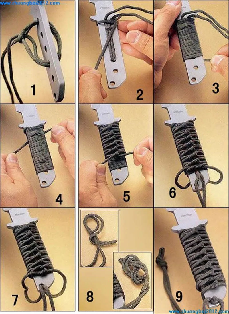 Corde Paracord Militaire 550 – 100m de Résistance et Polyvalence ! - BLACKBEARD OUTDOOR INDUSTRIES