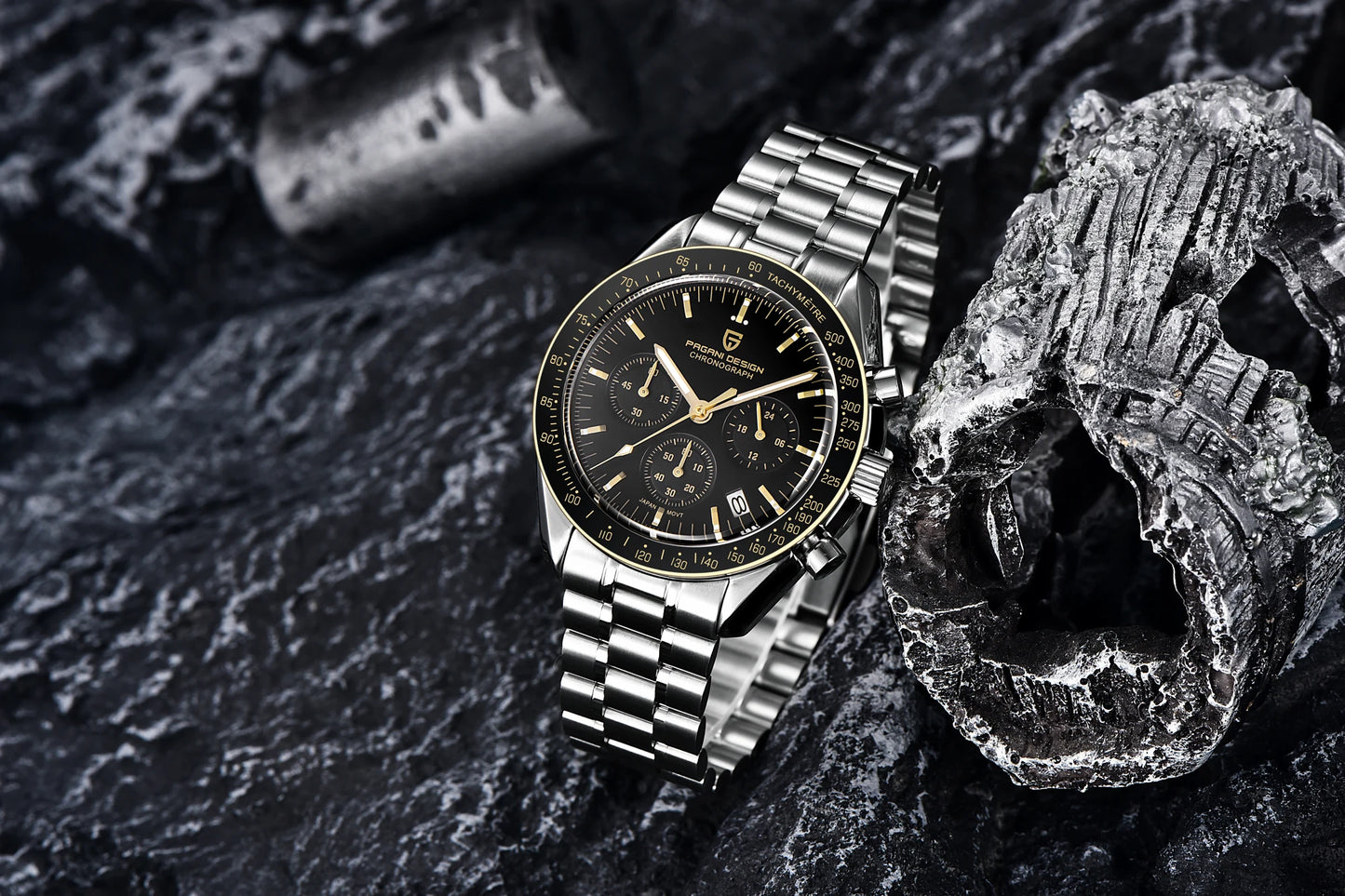 PAGANI DESIGN PD-1701 Moonwatch 2025 – Hommage à la CK2998 – Montre Homme Quartz Chronographe de Luxe - BLACKBEARD OUTDOOR INDUSTRIES