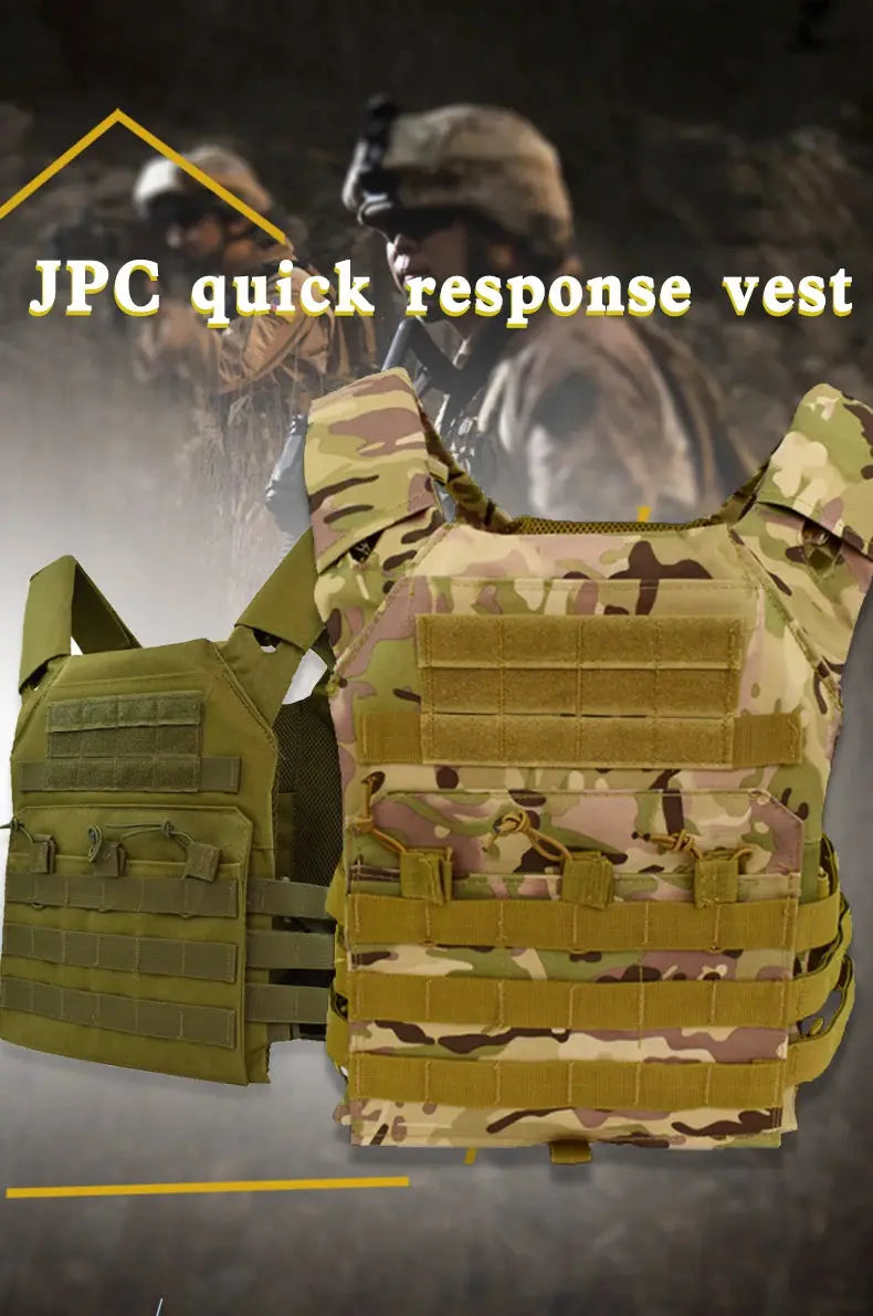 RUIN HAWK JPC Plate Carrier — Gilet Porte-Plaques Tactique MOLLE Ultra-Léger Ma boutique