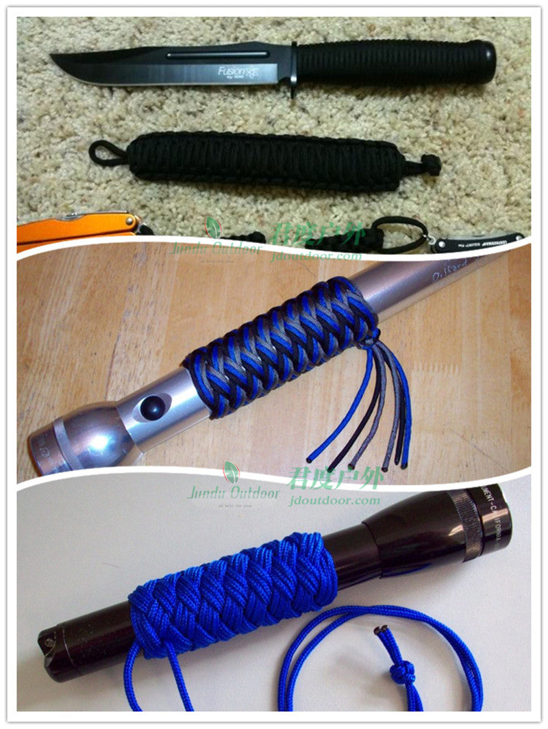 Corde Paracorde Militaire 550 – 100M / 50M / 31M – 7 Brins – 4 mm – Corde de Parachute pour Extérieur, Survie, Bricolage, Camping, Bracelet, Ligne de Tente - BLACKBEARD OUTDOOR INDUSTRIES