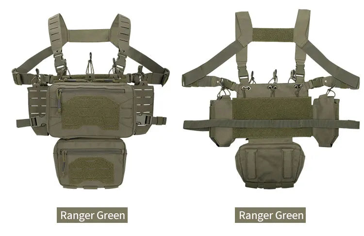 YAKEDA Tactical Mini Chest Rig – Laser Cut MOLLE Ma boutique