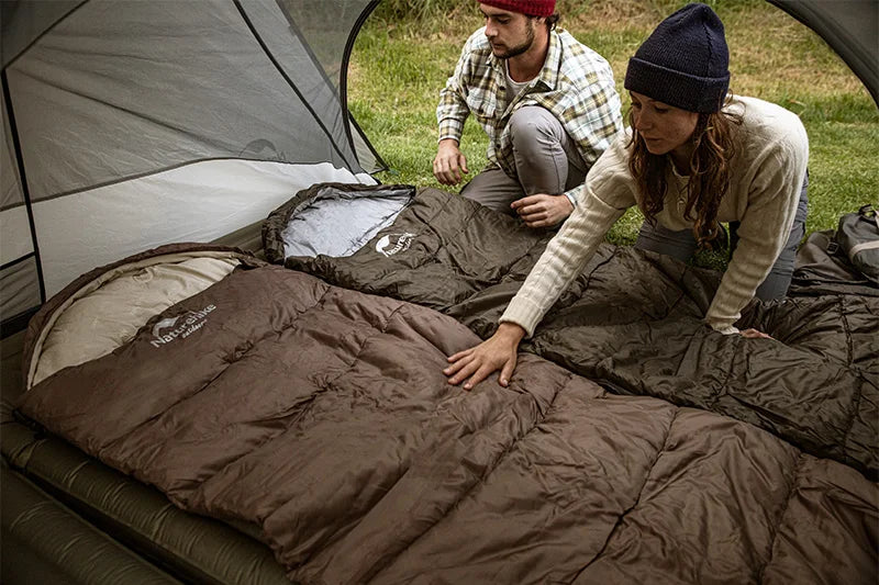 Naturehike Sac de Couchage Ultraléger Imperméable – Couette en Coton Portable Type Envelope - BLACKBEARD OUTDOOR INDUSTRIES