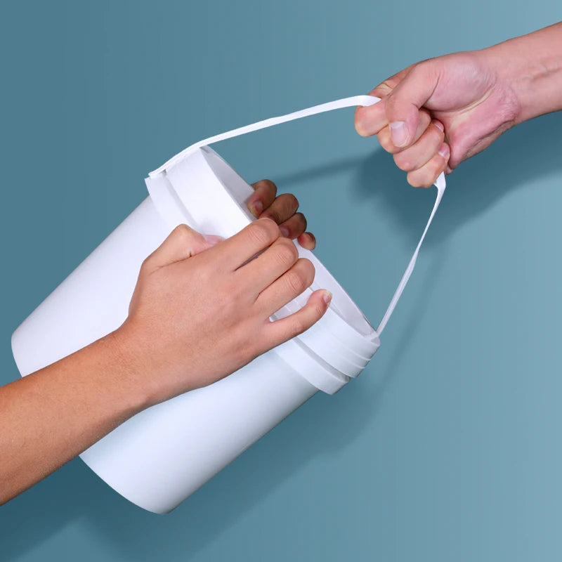 Seau en Plastique Alimentaire Épais 10L avec Couvercle et Poignée - BLACKBEARD OUTDOOR INDUSTRIES