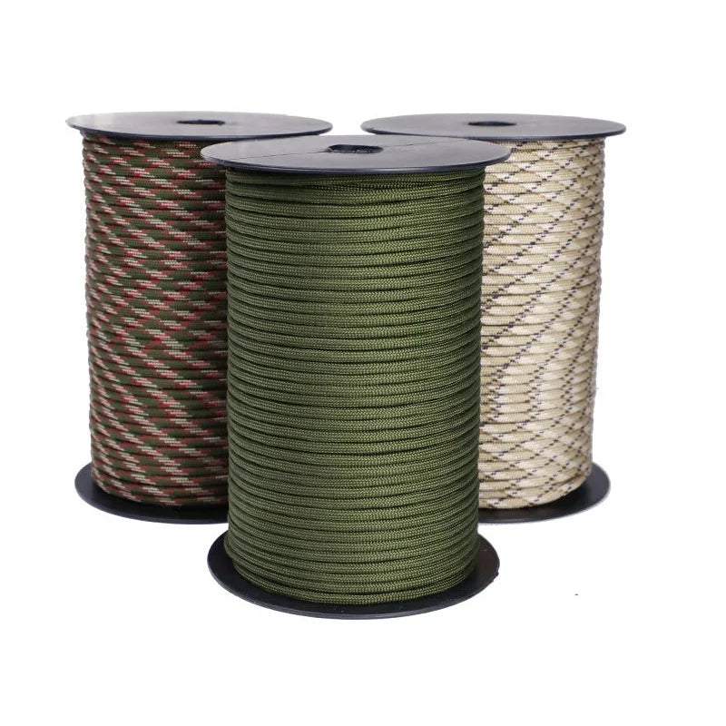 Corde Paracord Militaire 550 – 100m de Résistance et Polyvalence ! - BLACKBEARD OUTDOOR INDUSTRIES