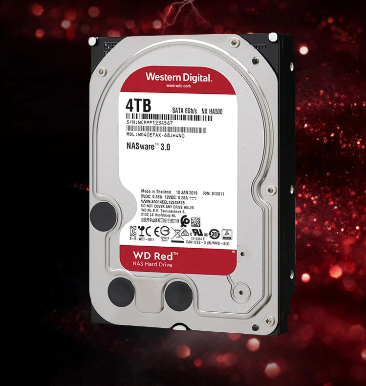Western Digital WD Red 1TB 2TB 3TB 4TB 6TB NAS 3.5" Internal Hard Drive SATA 6Gb/s Ma boutique