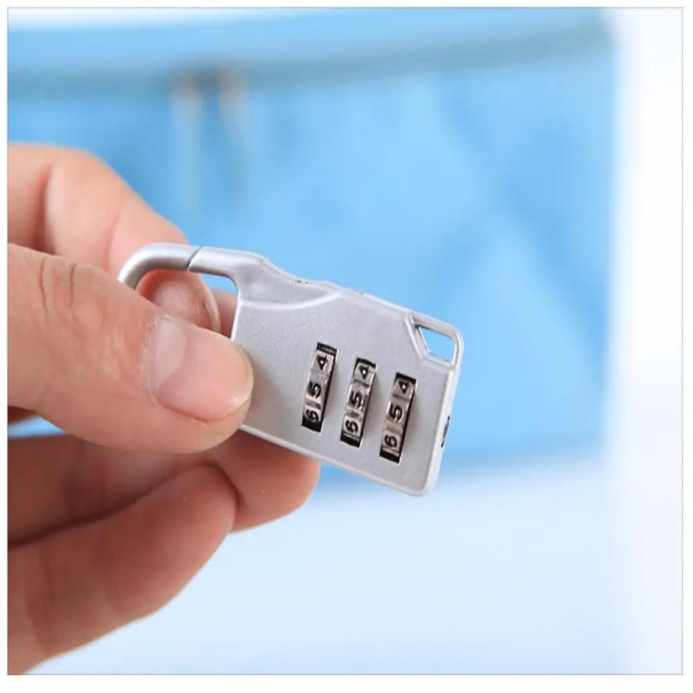 Mini Cadenas de Voyage en Alliage d'Aluminium – Cadenas à 3 Chiffres Réinitialisables, Code de Sécurité pour Valise, Sac et Accessoires - BLACKBEARD OUTDOOR INDUSTRIES