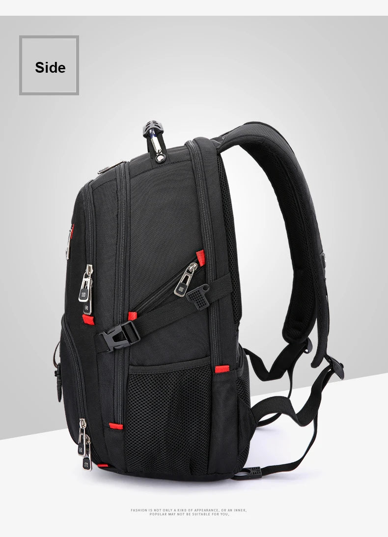 Sac à Dos Imperméable 20 pouces avec Port USB – Sac École et Voyage Antivol Unisexe à Haute Capacité - BLACKBEARD OUTDOOR INDUSTRIES