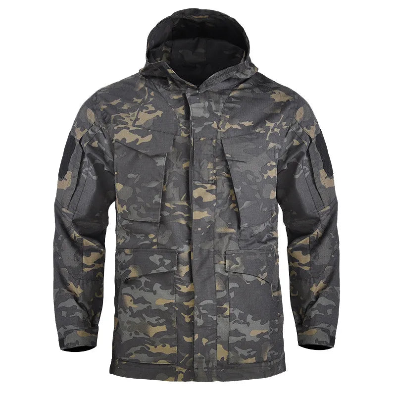 🪖 Veste M65 Militaire Homme | MEGE KNIGHT – Coupe-Vent Camouflage à Capuche | Hiver & Mi-saison - BLACKBEARD OUTDOOR INDUSTRIES