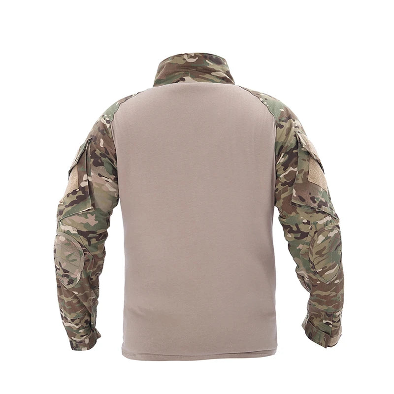 🪖 Chemise de Combat Camouflage Homme – TOMITANY Airsoft | Paintball | Randonnée | Tactique | Manches longues - BLACKBEARD OUTDOOR INDUSTRIES