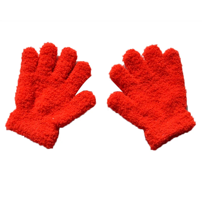 Paire de gants pour enfant en velours hiver Ma boutique